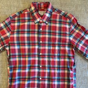 J. Crew Plaid Casual Dress Shirt